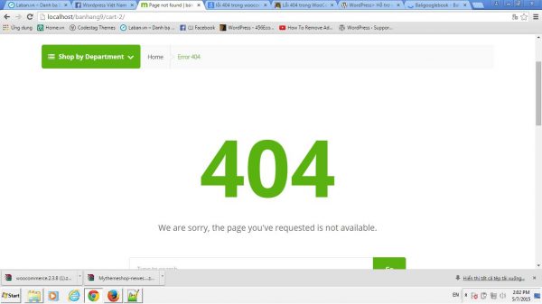 Sửa lỗi 404 bằng cách tải lại trang