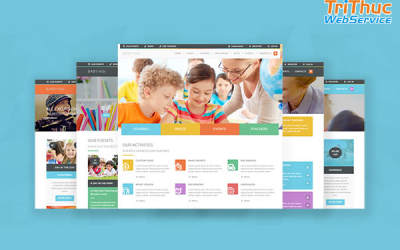 Thiết kế website trường học – giáo dục – đào tạo