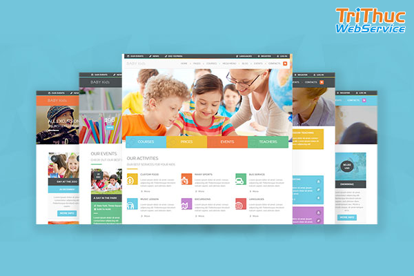 Thiết kế website trường học – giáo dục – đào tạo